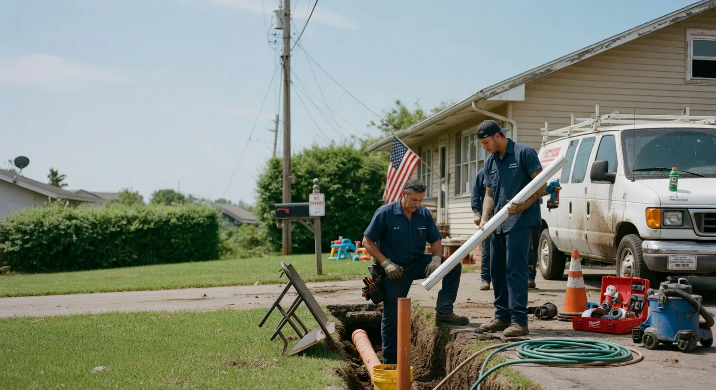 Sewer Line Inspection in New England, ND